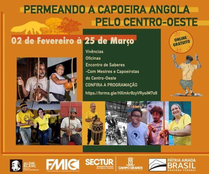 Projeto leva Capoeira Angola ao Centro-Oeste em formato online