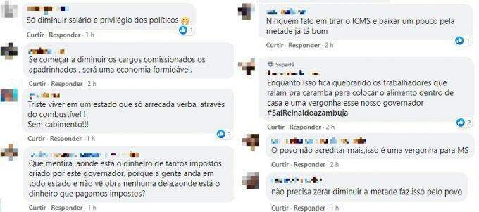 Comentário de Reinaldo sobre Estado 'quebrar' com revisão de ICMS revolta sul-mato-grossenses