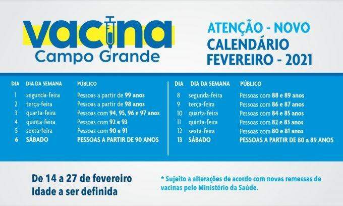 Idosos de 80 e 81 anos devem se vacinar nesta sexta em Campo Grande; confira locais