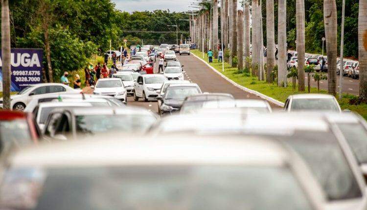 PM blinda Reinaldo na Governadoria contra protesto de motoristas por ICMS da gasolina