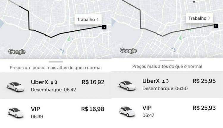 Preços triplicam nos aplicativos em Campo Grande com paralisação de motoristas