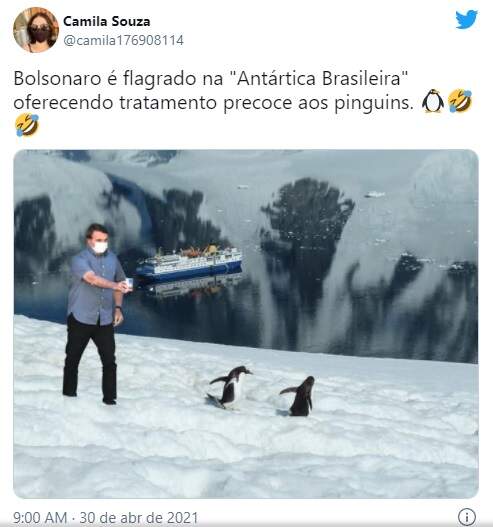 meme bolsonaro 1 - Bolsonaro afirma que Antártica fica no Brasil e vira meme na Internet