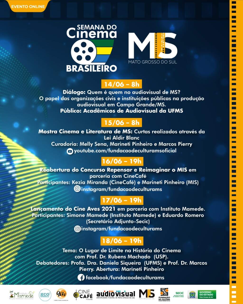 programacao da semana do cinema brasileiro - Semana do Cinema Brasileiro do MIS tem programação gratuita online com debates, concurso e exibições