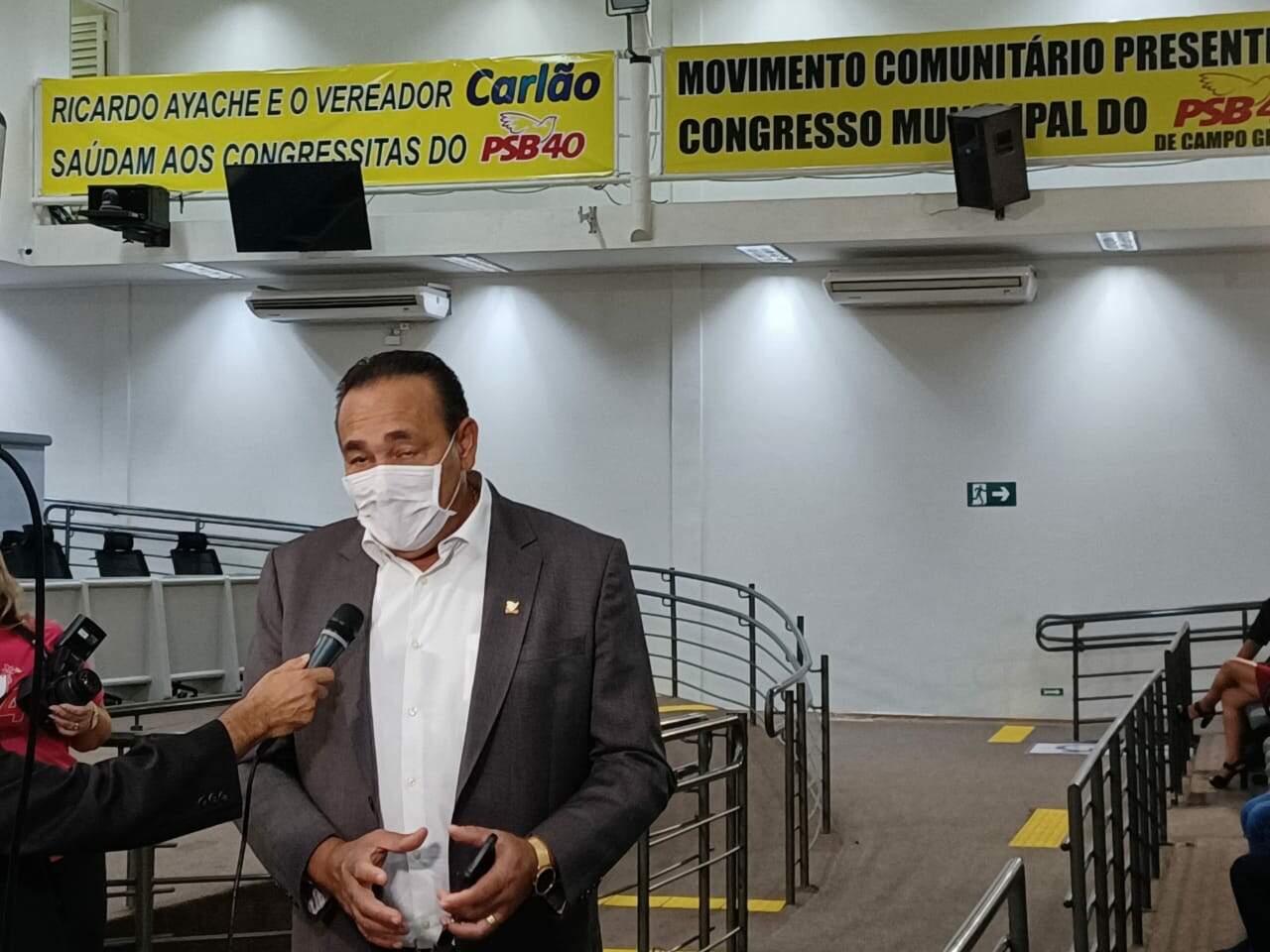 whatsapp image 2022 02 17 at 19.28.44 - Carlão reassume diretório do PSB em Campo Grande