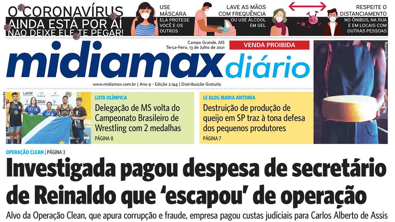 Investigada bancou despesa de secretário de Reinaldo que ‘escapou’ de operação. Leia no Midiamax Diário