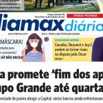 Confira a capa do Midiamax Diário desta terça-feira, 19 de outubro de 2021