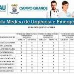 Confira a escala médica em UPAs e CRSs para esta quinta-feira em Campo Grande