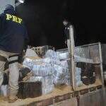 Caminhoneiro é preso com 10 toneladas de maconha escondidas em carga de soja