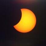 Eclipse solar é registrado por astrônomo amador em Mato Grosso do Sul