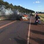 VÍDEO: Carro é incendiado durante assalto a carro-forte no Paraguai
