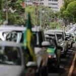 Manifestantes fazem carreata contra ‘lockdown’ de Reinaldo e em apoio a Bolsonaro na Afonso Pena