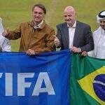 Em reunião com emir do Catar, Bolsonaro defende Copa do Mundo a cada dois anos