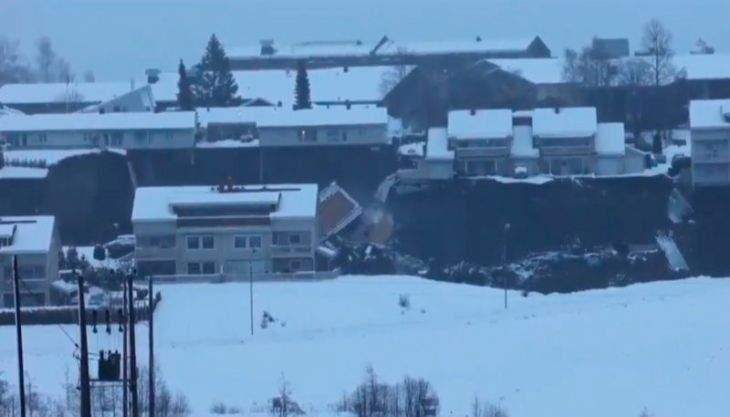 Deslizamento de terra na Noruega deixa ao menos 10 feridos e 21 desaparecidos