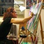 Depois de declarar amor pela Capital, artista francesa exibe obras em tinta óleo