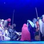 Grupo de teatro encena nascimento de Jesus na Cidade do Natal