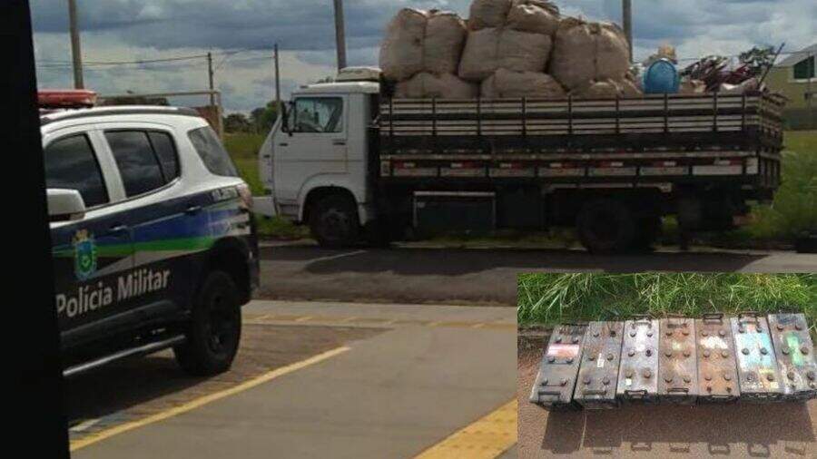 Em vistoria realizada na carroceria do veículo