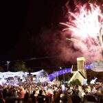 Com show de luzes e efeitos pirotécnicos, Cidade do Natal é inaugurada em Campo Grande