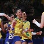 Seleção feminina do Brasil arrasa a Turquia e avança à final da Liga das Nações