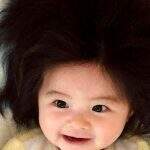 Bebê cabeluda do Japão é o mais novo sucesso do Instagram