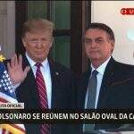 Bolsonaro chega à Casa Branca para encontro com Trump