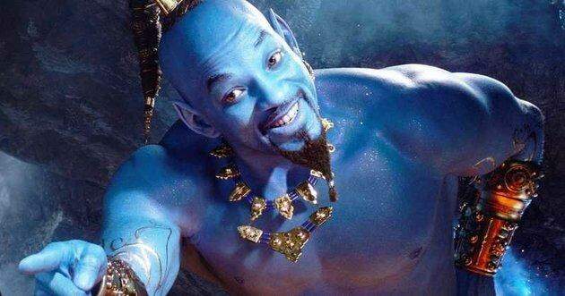 Will Smith aparece azul em trailer de ‘Aladdin’ e divide opinião de fãs