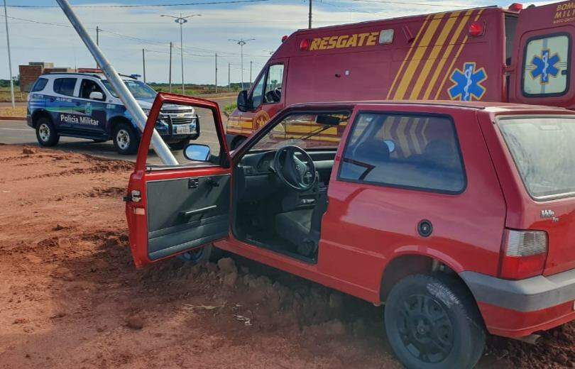 Acidente aconteceu na madrugada deste domingo. Foto: Divulgação