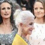 Movimento Corpo Livre: Três atrizes superpoderosas com seus cabelos brancos no Festival Cinema de Cannes
