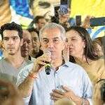 No comitê, Reinaldo diz que reeleição tem ‘sabor especial’ e que verdade venceu