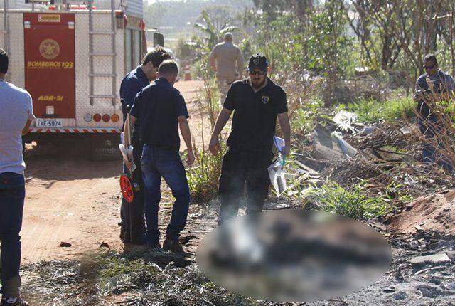 Corpo foi encontrado carbonizado (Foto: Arquivo)