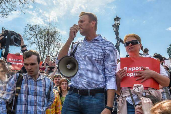Líder da oposição e mais de 1.600 pessoas são presas em protesto na Rússia