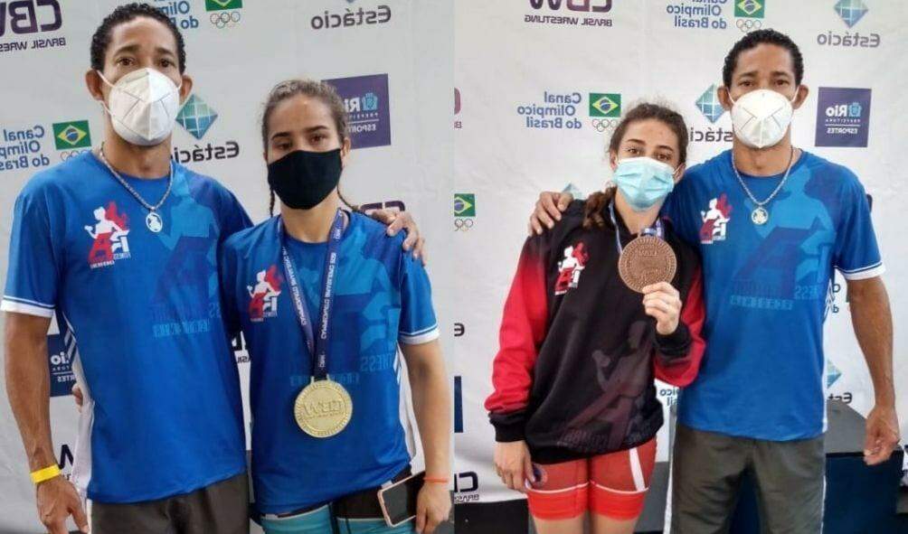 Atletas femininas de Campo Grande conquistam pódio em campeonato brasileiro de luta