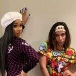 Anitta publica foto com rapper internacional Cardi B