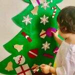 Árvore de feltro Montessori é tendência entre crianças no Natal