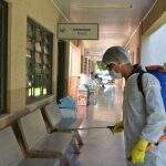 Exército realiza desinfecção no Hospital Universitário de Dourados