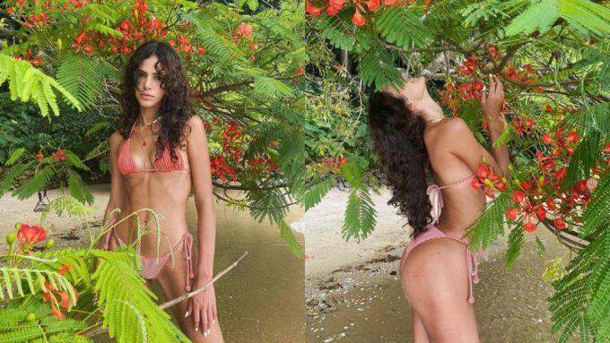 Bruna Marquezine posta fotos em ilha paradisíaca em Angra dos Reis