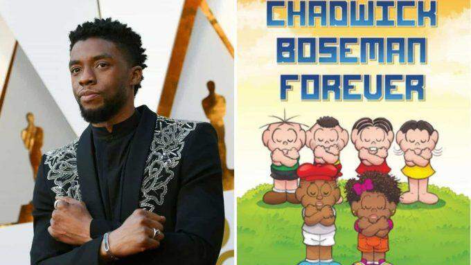 Turma da Mônica presta homenagem a Chadwick Boseman