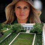 Melania Trump renova jardim da Casa Branca e acaba ironizada