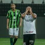 Corinthians só empata com o América-MG e está eliminado da Copa do Brasil