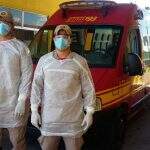 Bombeiros recebem kits de proteção para atender vítimas do coronavírus em MS