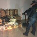 Polícia encontra quase uma tonelada de maconha em residência na fronteira