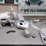 Drone usado para jogar droga na penitenciária é achado em lavoura de milho