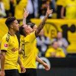 Borussia Dortmund faz 2º tempo perfeito e atropela Augsburg na estreia no Alemão