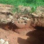 ‘Erosões gigantescas’: Moradores do bairro Noroeste reclamam de buracos feito por chuva