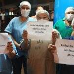 Com leitos lotados, funcionários do Hospital da Vida ficam sem salários e protestam