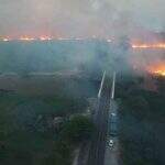 Perigo nas estradas e nos rios: incêndio no Pantanal tem labaredas de até 10 metros