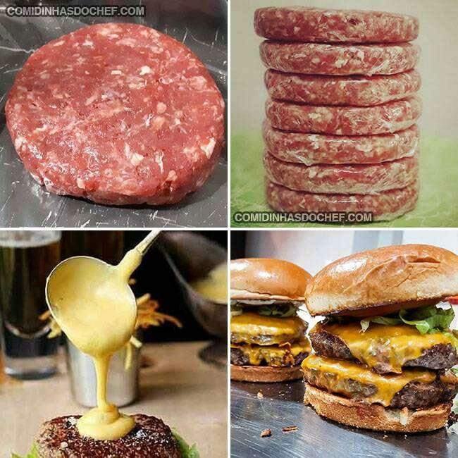 Aprenda delicioso hambúrguer caseiro fácil e rápido