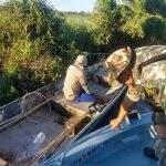 Quatro pescadores são autuados com petrechos ilegais em pesca no rio Amambai