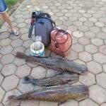 Trio de Campo Grande é preso por pesca predatória durante quarentena no rio Aquidauana