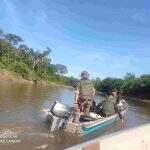 PMA e DOF fiscalizam Rio Apa na fronteira em prevenção à pesca predatória