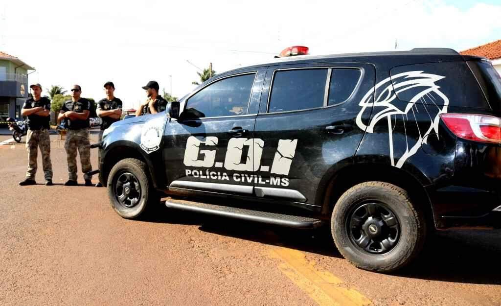 Quatro foram presos por policiais do GOI. (Foto: Divulgação)